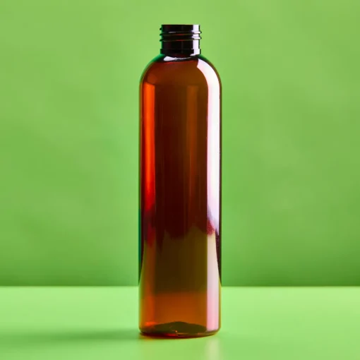 Nature's Garden 8 oz. Amber Plastic Bullet Bottle