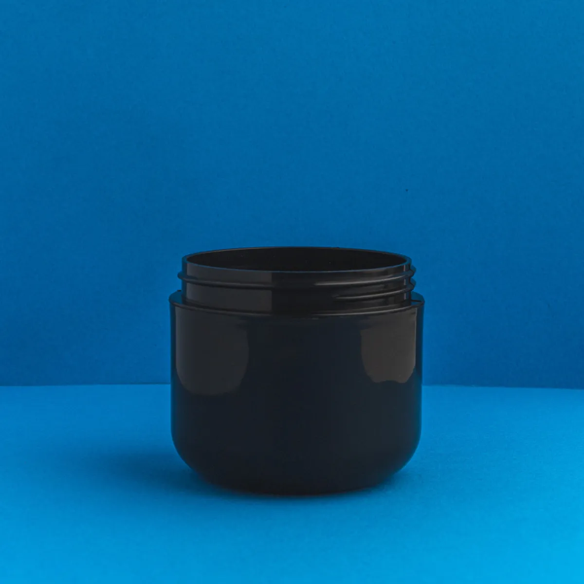 Nature's Garden 4 oz. Black Plastic Double Wall Cosmetic Jars Online