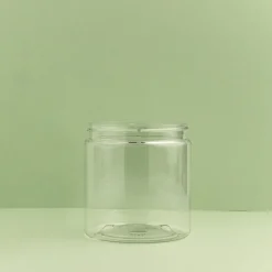 Nature's Garden 8 oz. Clear Plastic PET Cosmetic Jar Sale