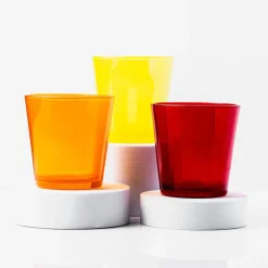 Nature's Garden 6 oz Glass Candle Jars - Fall Colors (Case of 12) New