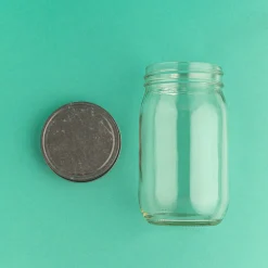 Nature's Garden 16 oz. Mason Jars with Pewter Lids Online