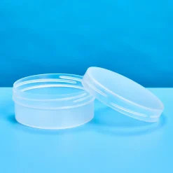 Nature's Garden 6.5 oz. Natural Low Profile Jar & Lid Set Outlet