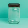 Nature's Garden 12 oz. Smooth Mason Jars with Bronze Lids Discount