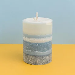 Nature's Garden Layered Pillar Candle Kit New